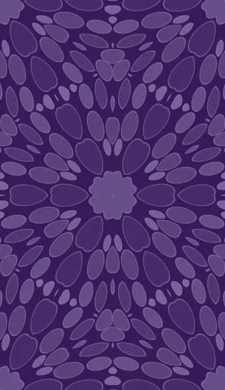 Poisson packing, medium violet